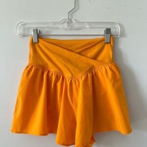 aerie high rise flowy shorts